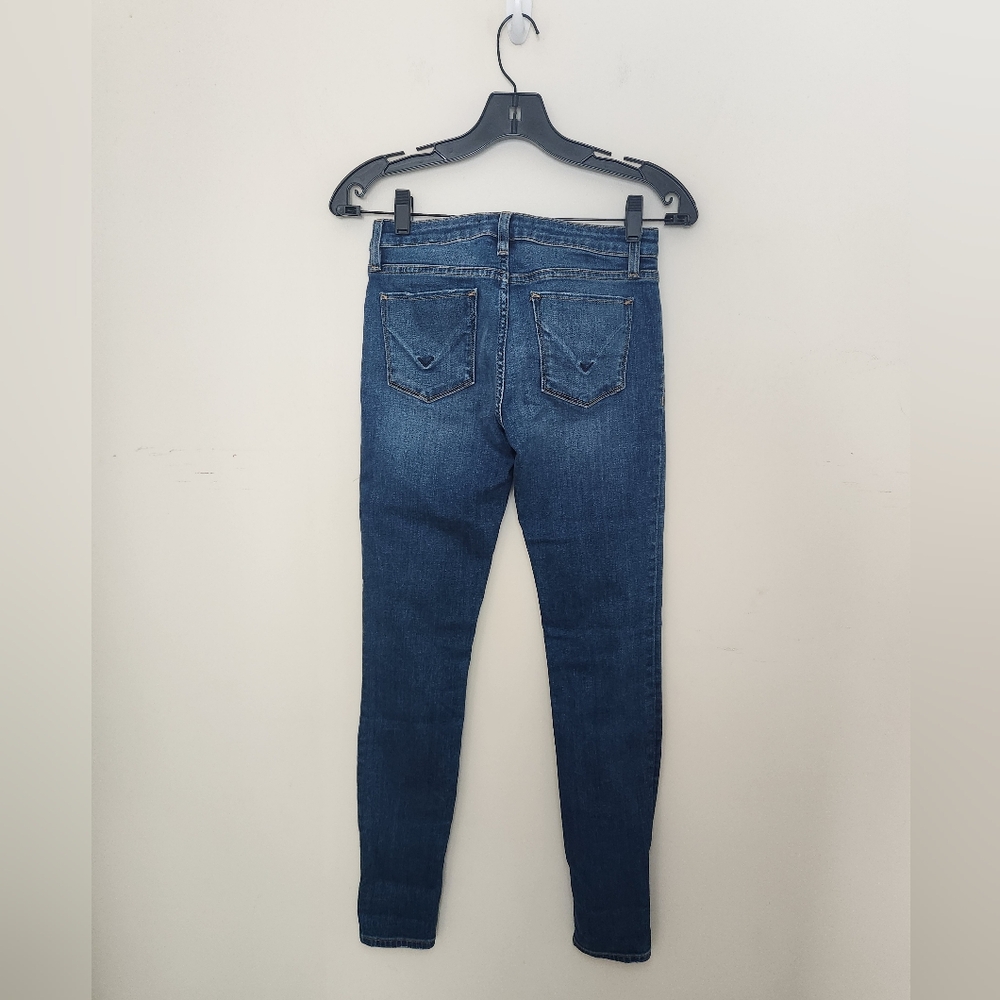 Hudson Jeans Women's Skinny Jeans - Blue - Picture 3 of 6